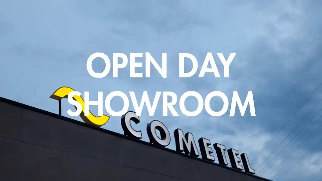 Open day showroom in Cometel