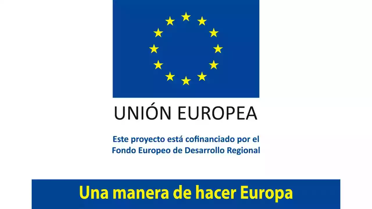 Cartel de Fondo Europeo de Desarrollo Regional