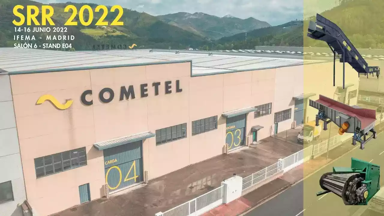 Cometel Recycling·s stand at the SRR 2022 fair