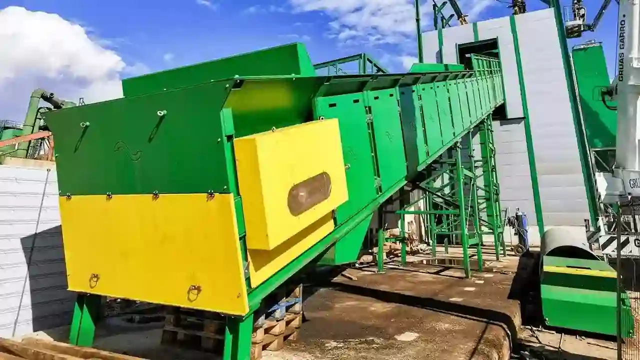 Instalación de transporte de residuos de Cometel Recycling